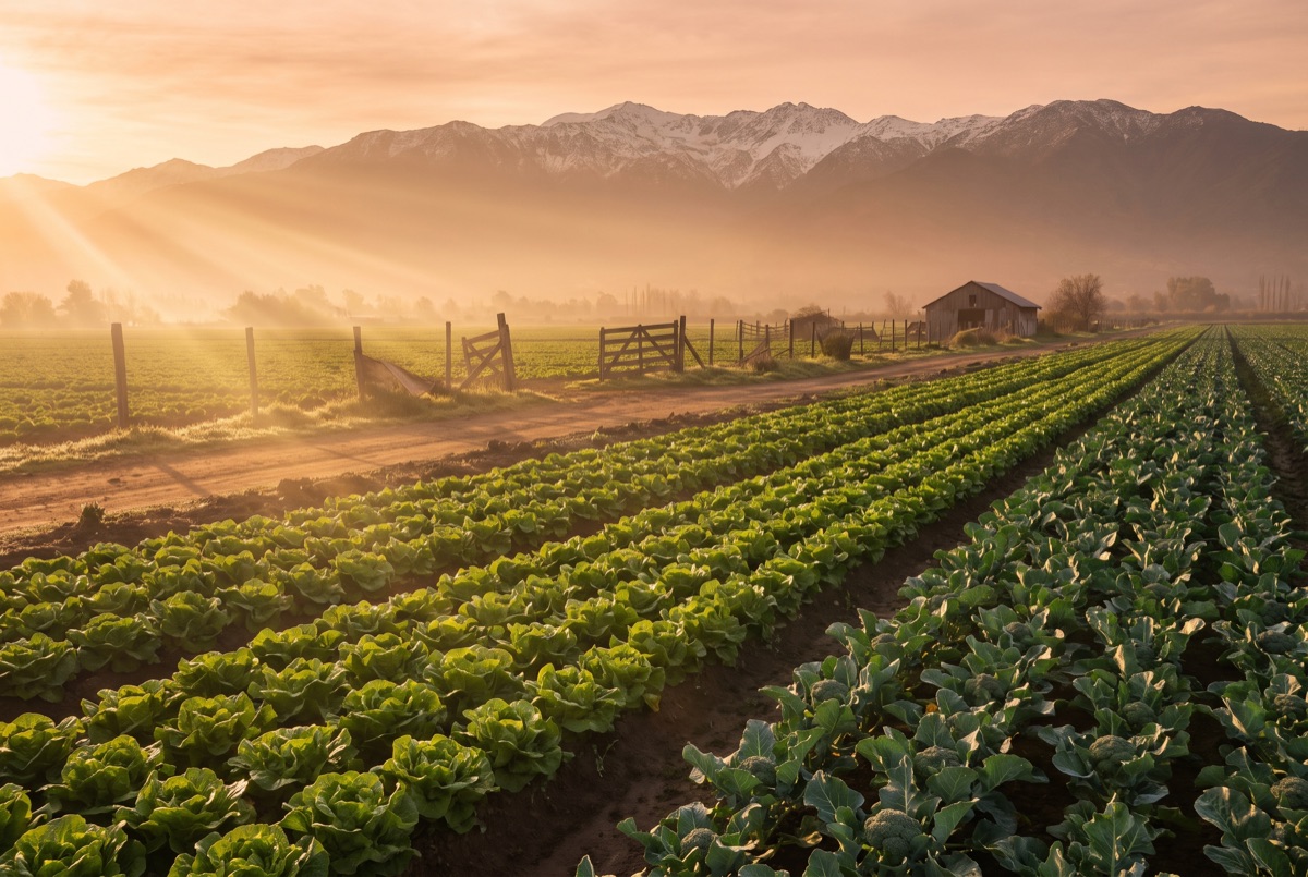 Campos agrícolas de Chile central